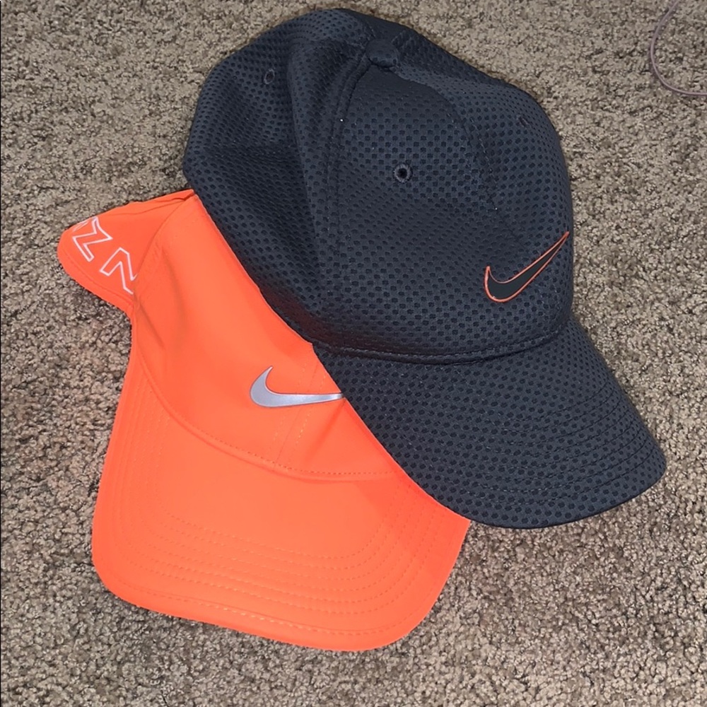 two NIKE HATS!!